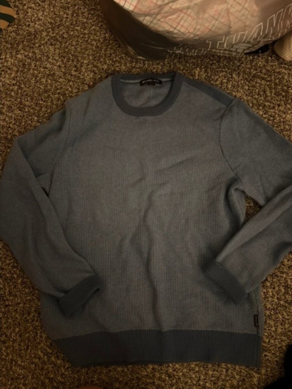 Men's Michael Kors Blue Pullover Size Large